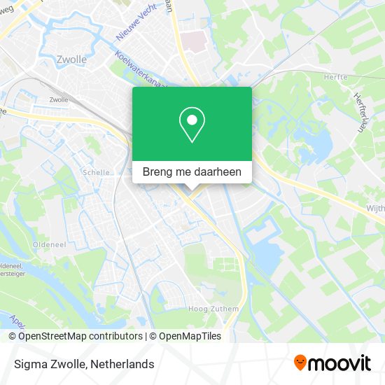 Sigma Zwolle kaart