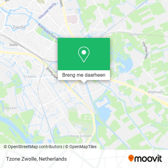 Tzone Zwolle kaart