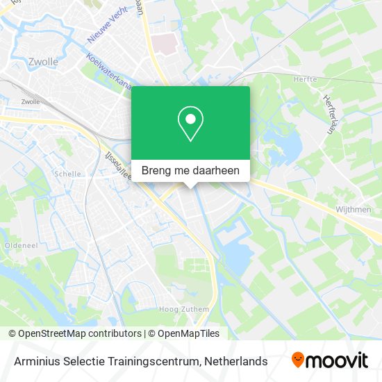 Arminius Selectie Trainingscentrum kaart