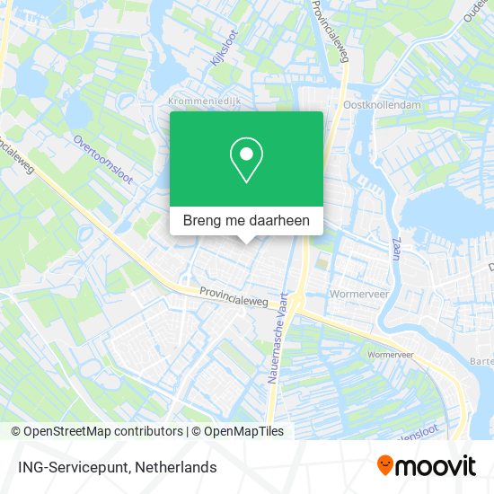 ING-Servicepunt kaart