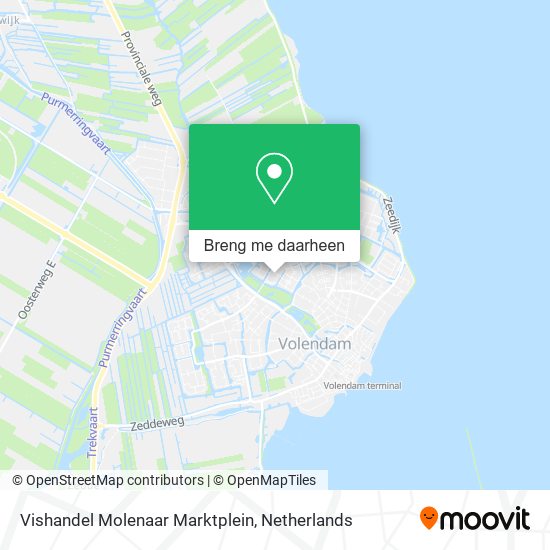 Vishandel Molenaar Marktplein kaart