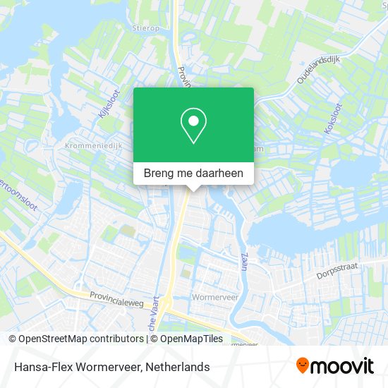 Hansa-Flex Wormerveer kaart