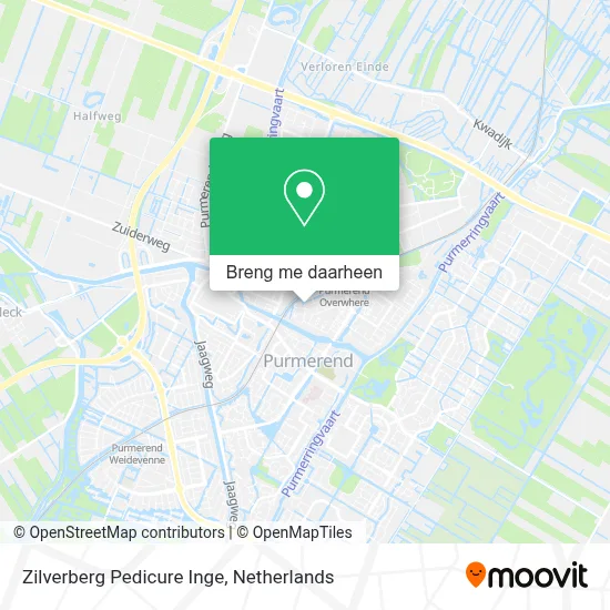 Zilverberg Pedicure Inge kaart