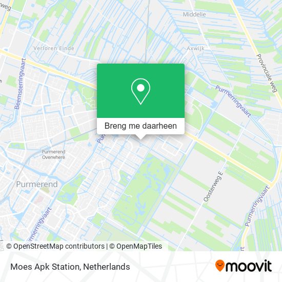 Moes Apk Station kaart