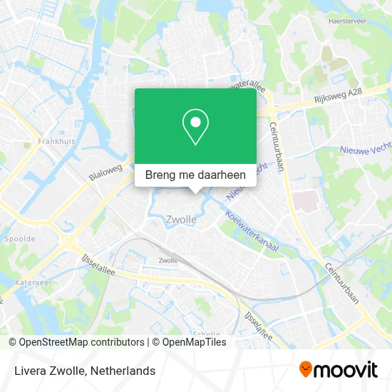 Livera Zwolle kaart