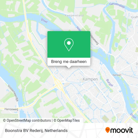 Boonstra BV Rederij kaart