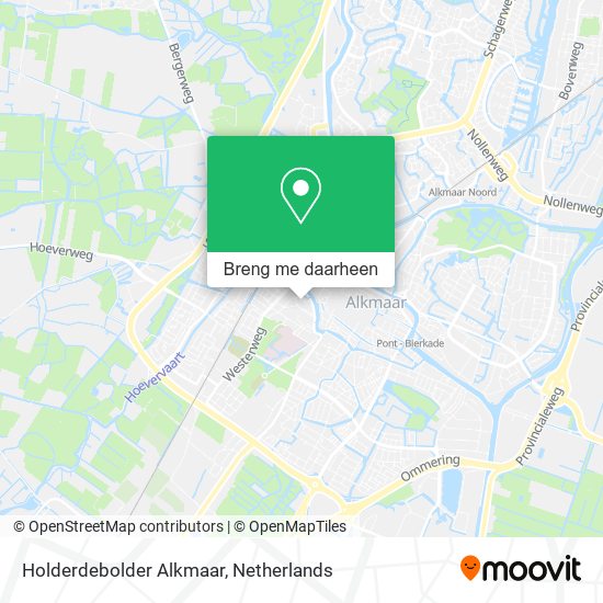 Holderdebolder Alkmaar kaart