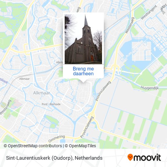 Sint-Laurentiuskerk (Oudorp) kaart