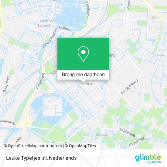 Leuke Typetjes .nl kaart