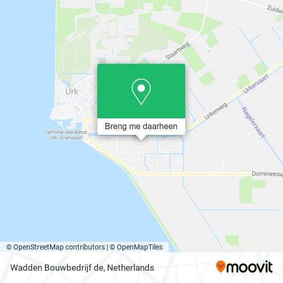 Wadden Bouwbedrijf de kaart