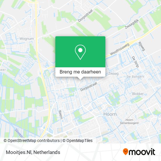 Mooitjes.Nl kaart