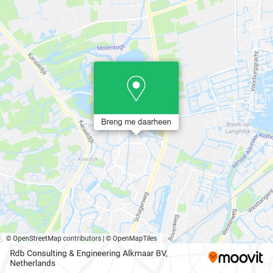 Rdb Consulting & Engineering Alkmaar BV kaart