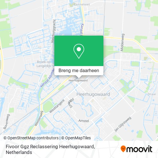 Fivoor Ggz Reclassering Heerhugowaard kaart