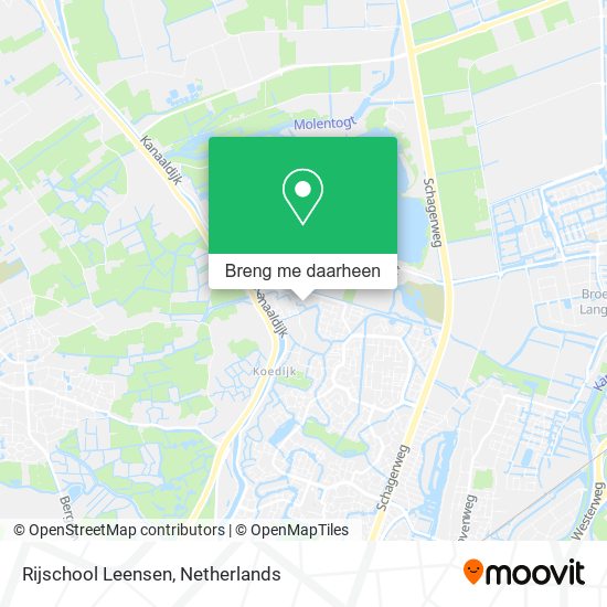 Rijschool Leensen kaart