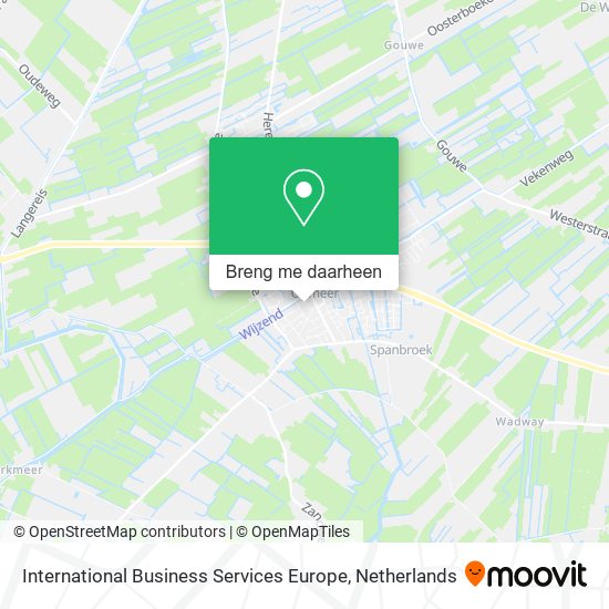 International Business Services Europe kaart