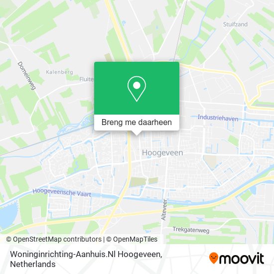 Woninginrichting-Aanhuis.Nl Hoogeveen kaart