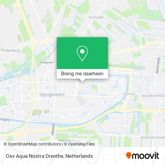 Osv Aqua Nostra Drenthe kaart