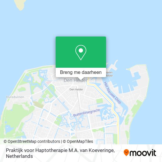 Praktijk voor Haptotherapie M.A. van Koeveringe kaart