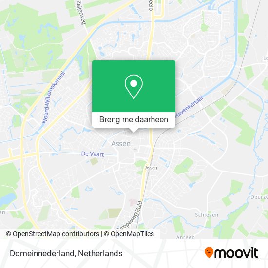 Domeinnederland kaart