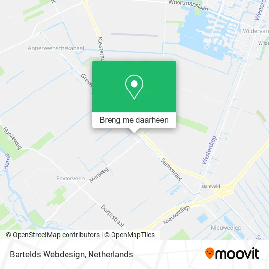 Bartelds Webdesign kaart