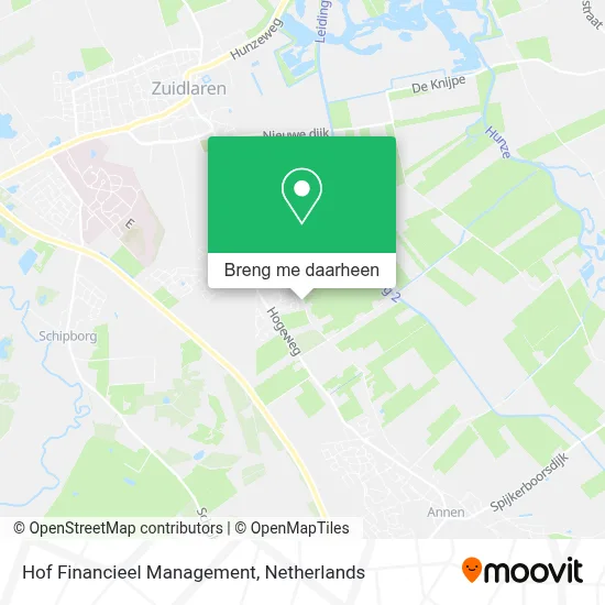Hof Financieel Management kaart