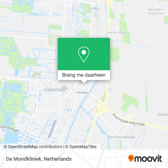 De Mondkliniek kaart