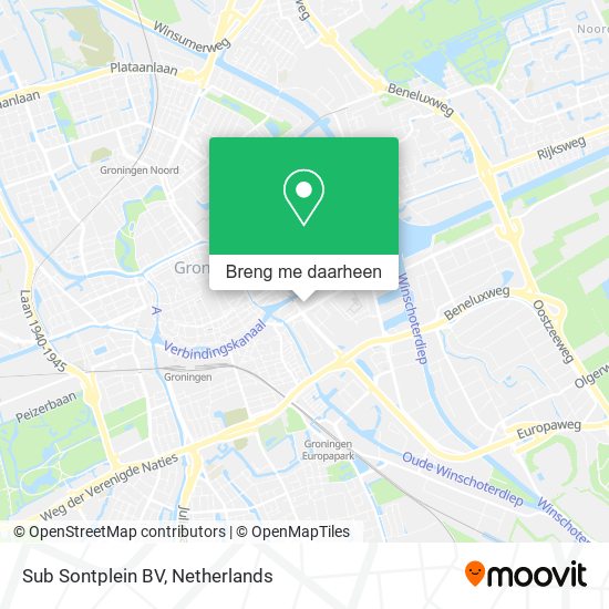 Sub Sontplein BV kaart