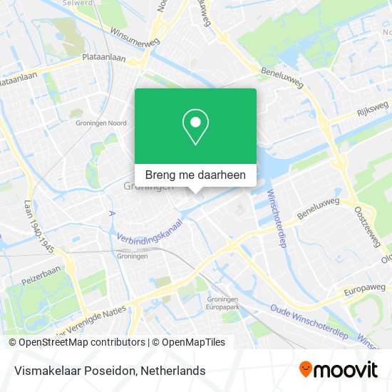 Vismakelaar Poseidon kaart