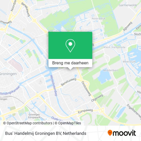 Bus' Handelmij Groningen BV kaart