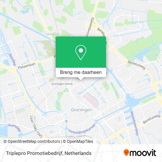 Triplepro Promotiebedrijf kaart