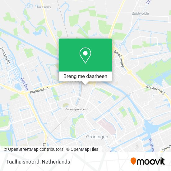 Taalhuisnoord kaart