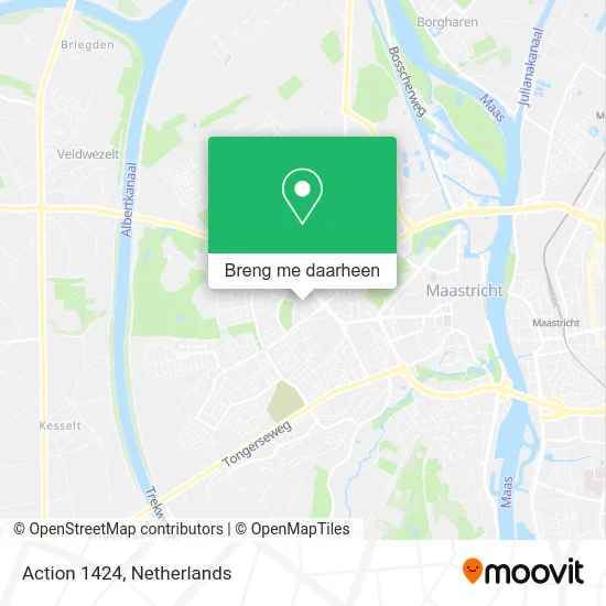 Action 1424 kaart