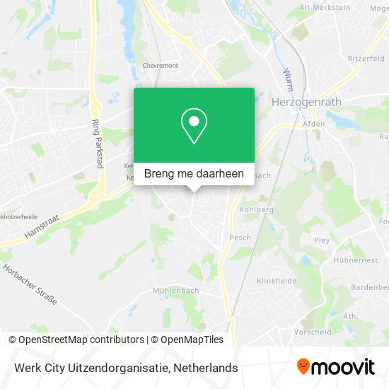 Werk City Uitzendorganisatie kaart