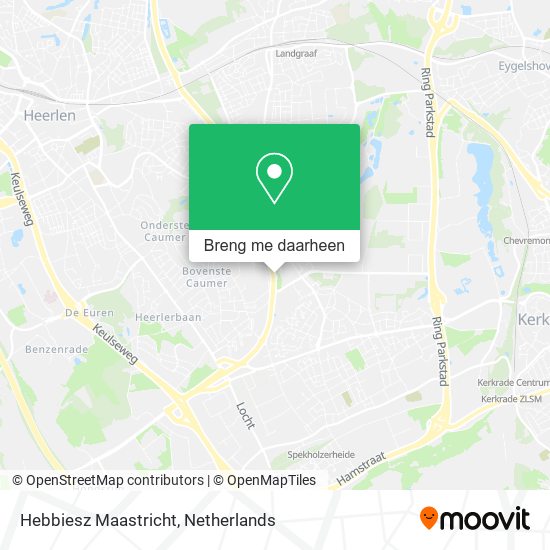 Hebbiesz Maastricht kaart