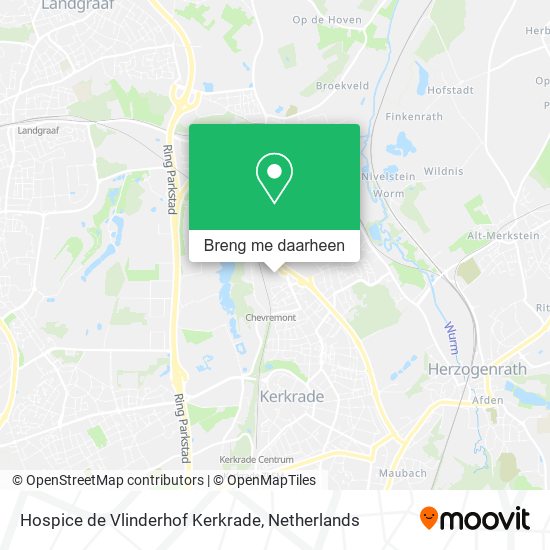 Hospice de Vlinderhof Kerkrade kaart