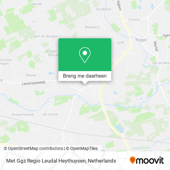 Met Ggz Regio Leudal Heythuysen kaart