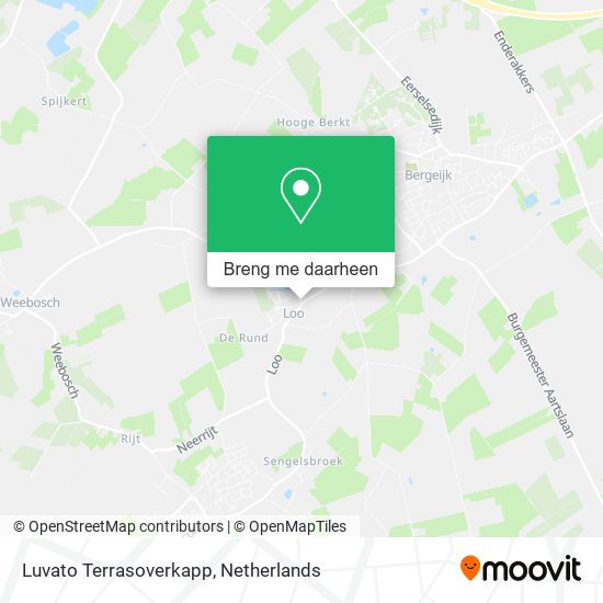 Luvato Terrasoverkapp kaart