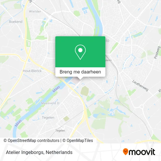 Atelier Ingeborgs kaart