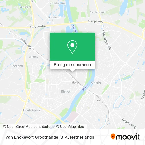 Van Enckevort Groothandel B.V. kaart
