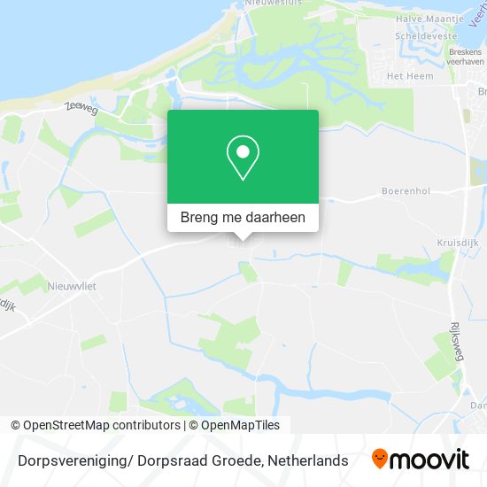 Dorpsvereniging/ Dorpsraad Groede kaart