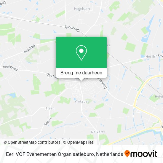 Eeri VOF Evenementen Organisatieburo kaart