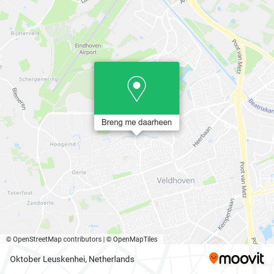 Oktober Leuskenhei kaart