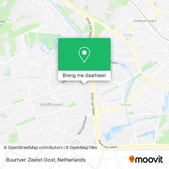 Buurtver. Zeelst-Oost kaart