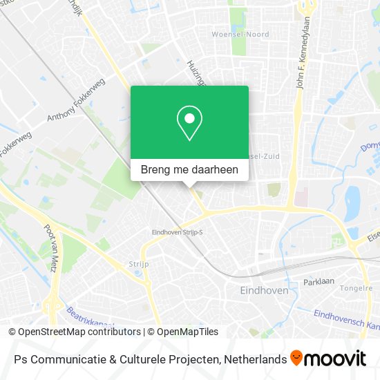 Ps Communicatie & Culturele Projecten kaart