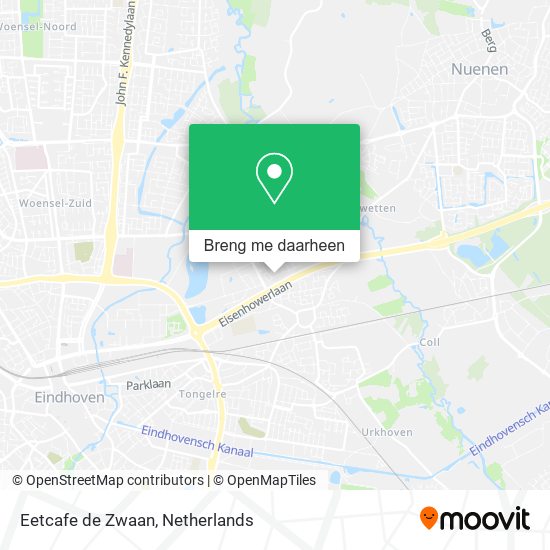 Eetcafe de Zwaan kaart