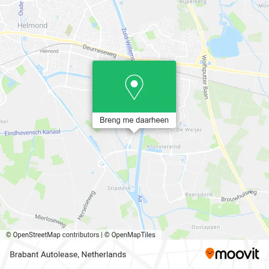 Brabant Autolease kaart