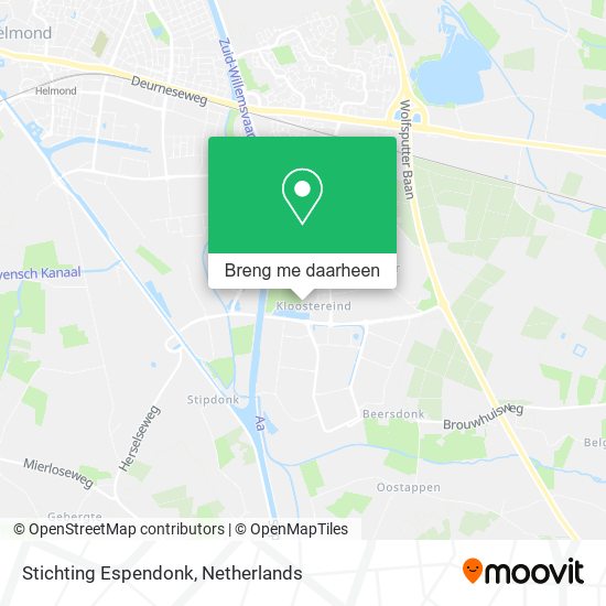 Stichting Espendonk kaart