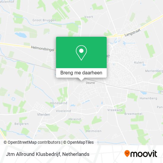 Jtm Allround Klusbedrijf kaart