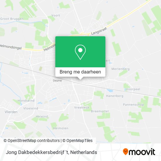 Jong Dakbedekkersbedrijf 't kaart