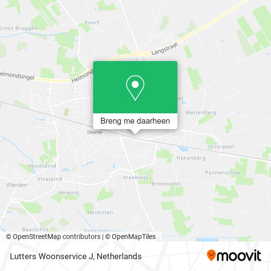Lutters Woonservice J kaart